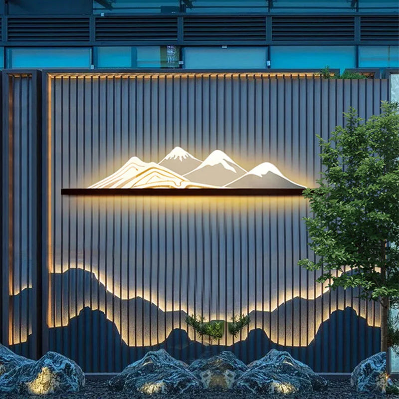 New Style Solar Lamp Courtyard Exterior Wall Decorative Lamp