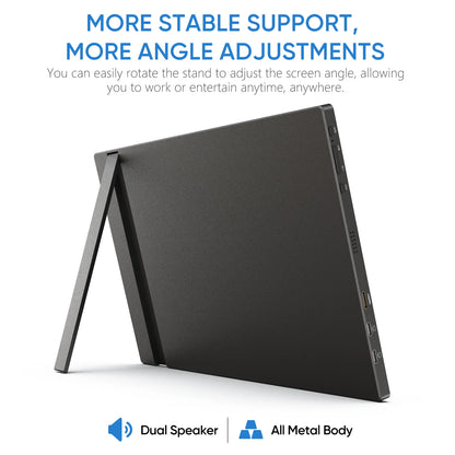 16.1 inches Portable Gaming Monitor 144hz 100%sRGB 1080P FHD IPS Screen Second Screen for Switch, Xbox, PS5, Laptop, Mac, Z1FC