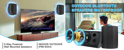 6.5 Inch Outdoor Waterproof Bluetooth Speakers